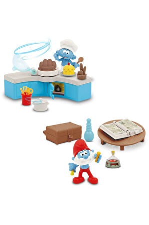 Kız Erkek Çocuk Oyuncak PUF18000 Şirinler Figür ve Oyun Seti Kız Erkek Çocuk Oyuncak Eğitici Oyuncak