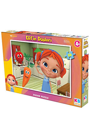 Kız Erkek Çocuk Oyuncak KS Games Elif'in Düşleri 50 Parça Puzzle Kız Erkek Çocuk Oyuncak Eğitici Oyu