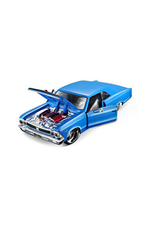 Kız Erkek Çocuk Oyuncak MAY 31333 1:24 1966 Chevrolet Chevelle SS 396 Model Araba Kız Erkek Çocuk Oy
