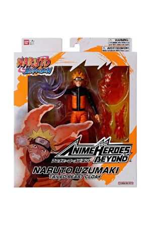 Kız Erkek Çocuk Oyuncak Bandai Naruto Anime Heroes Naruto Uzumaki Figür ve Aksesuar Seti 16cm Kız Er