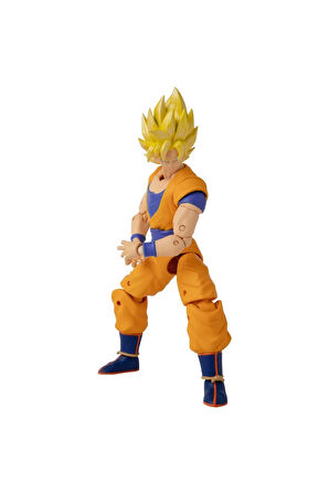 Kız Erkek Çocuk Oyuncak Bandai Dragon Ball Super Saiyan Goku Poz Verilebilir Figür 16cm Kız Erkek Ço