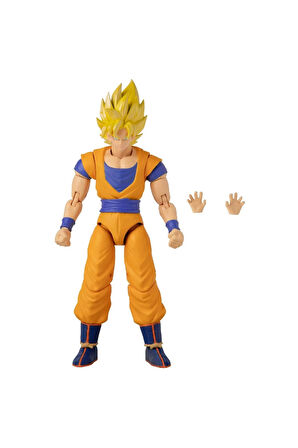 Kız Erkek Çocuk Oyuncak Bandai Dragon Ball Super Saiyan Goku Poz Verilebilir Figür 16cm Kız Erkek Ço