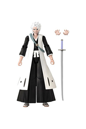 Kız Erkek Çocuk Oyuncak Bandai Toshiro Hitsugaya Poz Verilebilir Figür 16cm Kız Erkek Çocuk Oyuncak