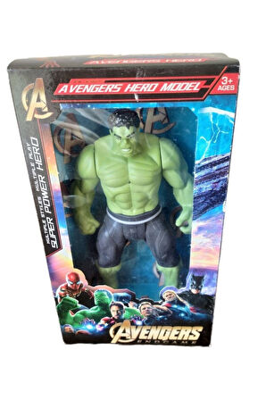 Kız Erkek Çocuk Eğlenceli Oyuncaklar Hulk Karakter Işıklı Oyuncak Büyük Boy Yenilmezler Hulk Figür