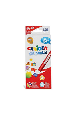 Kız Erkek Çocuk Oyuncak Carioca Yağlı Pastel Boya 12'li 43277 Kız Erkek Çocuk Oyuncak Eğitici Oyunca
