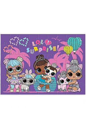 Kız Erkek Çocuk Oyuncak LOL Surprise 50 Parça Puzzle Kız Erkek Çocuk Oyuncak Eğitici Oyuncaklar