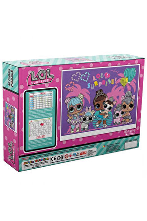 Kız Erkek Çocuk Oyuncak LOL Surprise 50 Parça Puzzle Kız Erkek Çocuk Oyuncak Eğitici Oyuncaklar