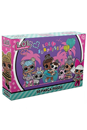 Kız Erkek Çocuk Oyuncak LOL Surprise 50 Parça Puzzle Kız Erkek Çocuk Oyuncak Eğitici Oyuncaklar