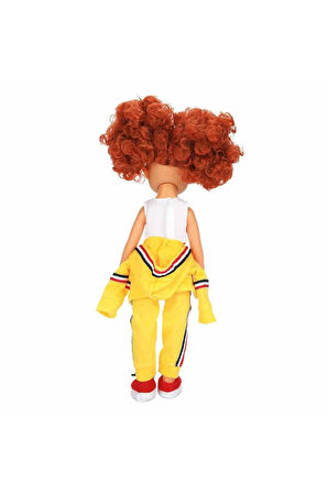 Kız Erkek Çocuk Oyuncak S00030041 Mina Sporty Bebek 35cm Kız Erkek Çocuk Oyuncak Eğitici Oyuncaklar