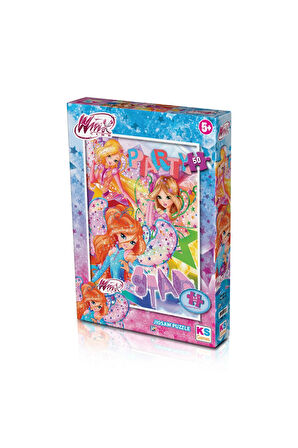 Kız Erkek Çocuk Oyuncak KS Games Winx 50 Parça Puzzle Kız Erkek Çocuk Oyuncak Eğitici Oyuncaklar