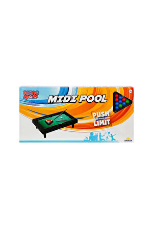 Kız Erkek Çocuk Oyuncak Midi Pool Orta Boy Bilardo Oyun Seti - 040AK Kız Erkek Çocuk Oyuncak Eğitici