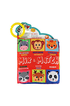 Öğretici Oyuncaklar Bul & Eşleştir Kitap Safari Hayvanları Kız Erkek Çocuk Oyuncak Eğitici Oyuncakla