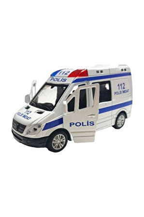 Kız Erkek Çocuk Eğlenceli Oyuncaklar 1Adet Metal Çek-bırak Işıklı Sesli Kapıları Açılır Kapanır Kurt