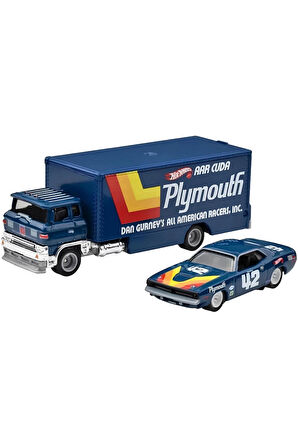 Kız Erkek Çocuk Oyuncak Team Transport 70 Plymouth Cuda Sakura Sprinter Kız Erkek Çocuk Oyuncak Eğit