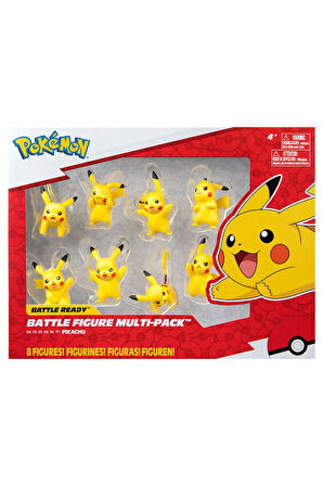 Eğitici Oyuncaklar Pokemon Battle 8'li Figür Seti Pikachu Kız Erkek Çocuk Oyuncak Eğitici Oyuncaklar