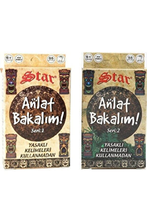 Kız Erkek Çocuk Eğlenceli Oyuncaklar Star Anlat Bakalım Kelime Oyunu