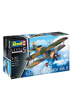 Kız Erkek Çocuk Oyuncak Revell Gloster Gladiator Mk. II Kız Erkek Çocuk Oyuncak Eğitici Oyuncaklar