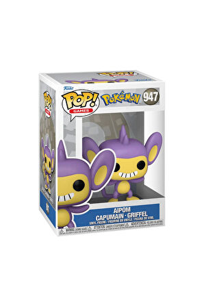 Kız Erkek Çocuk Oyuncak Funko POP Games: Pokemon- Aipom Kız Erkek Çocuk Oyuncak Eğitici Oyuncaklar
