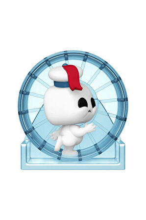 Kız Erkek Çocuk Oyuncak Funko POP Deluxe Ghostbusters - Mini Puft in Hamster Wheel Kız Erkek Çocuk O