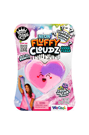 Kız Erkek Çocuk Oyuncak Compound Kings Neon Fluffy Cloudz Kalp Slime 11312 Kız Erkek Çocuk Oyuncak E