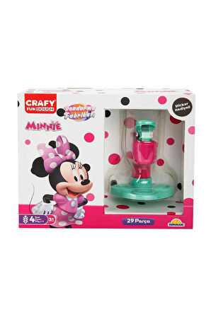 Kız Erkek Çocuk Oyuncak Minnie Dondurma Fabrikası Oyun Hamuru Seti 200 gr 29 Parça Kız Erkek Çocuk O