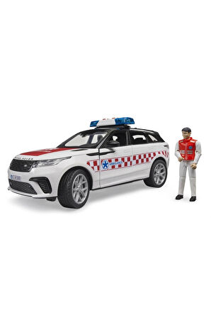 Kız Erkek Çocuk Oyuncak Range Rover Velar Acil Durum Aracı ve Sürücüsü Kız Erkek Çocuk Oyuncak Eğiti