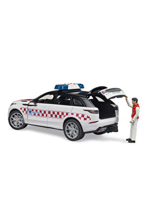 Kız Erkek Çocuk Oyuncak Range Rover Velar Acil Durum Aracı ve Sürücüsü Kız Erkek Çocuk Oyuncak Eğiti