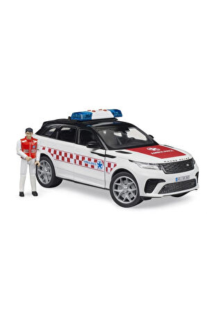 Kız Erkek Çocuk Oyuncak Range Rover Velar Acil Durum Aracı ve Sürücüsü Kız Erkek Çocuk Oyuncak Eğiti