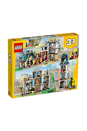 Kız Erkek Çocuk Oyuncak 31141 Creator 3ü1 arada Ana Cadde 1459 parça +9 yaş Kız Erkek Çocuk Oyuncak