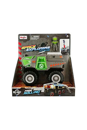 Kız Erkek Çocuk Oyuncak MAY 21251 Maisto Space Explorers 4x4 Rover Uzay Aracı ve Figür Kız Erkek Çoc