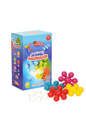 Kız Erkek Çocuk Oyuncak YK-024 Yaka, Sevimli Moleküller Kız Erkek Çocuk Oyuncak Eğitici Oyuncaklar