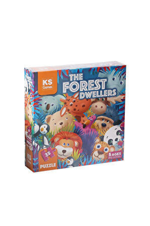 Kız Erkek Çocuk Oyuncak PRS 32713 The Forest Dwellers 35 Parça Puzzle Kız Erkek Çocuk Oyuncak Eğitic