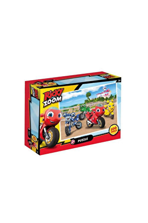 Kız Erkek Çocuk Oyuncak CA.5117 Ricky Zoom Puzzle 100 Parça Kız Erkek Çocuk Oyuncak Eğitici Oyuncakl