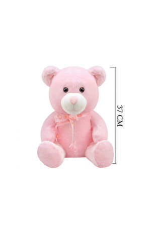 Kız Erkek Çocuk Oyuncak 1178P Selay, Oturan Ayı 37cm Pembe Kız Erkek Çocuk Oyuncak Eğitici Oyuncakla