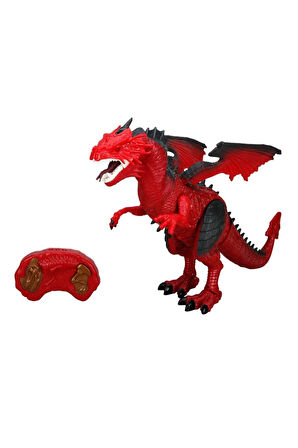 Kız Erkek Çocuk Oyuncak 36139 Uzaktan Kumandalı Sesli ve Işıklı Dragon Kız Erkek Çocuk Oyuncak Eğiti