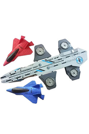 Çocuk Oyuncakları Sesli ve Işıklı Uçak Fırlatan Dart Tabancası Kız Erkek Çocuk Oyuncak Eğitici Oyunc