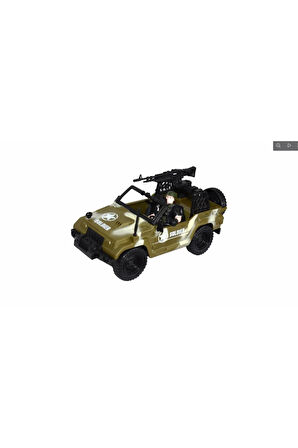 Kız Erkek Çocuk Oyuncak Combat Force Figür ve Askeri Jeep Kız Erkek Çocuk Oyuncak Eğitici Oyuncaklar