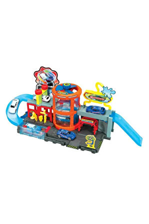 Kız Erkek Çocuk Oyuncak Express Wheels Araç Yıkama ve Renk Değiştirme Oyun Seti Kız Erkek Çocuk Oyun