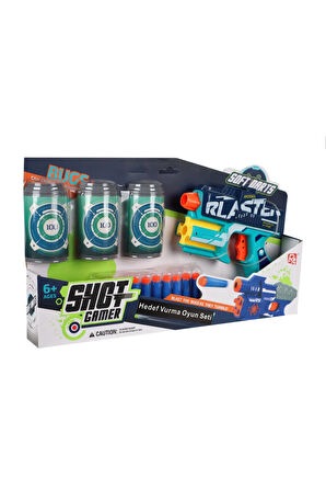 Kız Erkek Çocuk Oyuncak Hedefli Dart Tabancası 19cm Kız Erkek Çocuk Oyuncak Eğitici Oyuncaklar