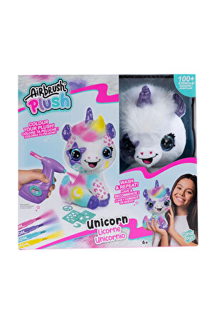 Kız Erkek Çocuk Oyuncak Airbrush Plush Boyanıp Yıkanabilen Peluş Unicorn Kız Erkek Çocuk Oyuncak Eği