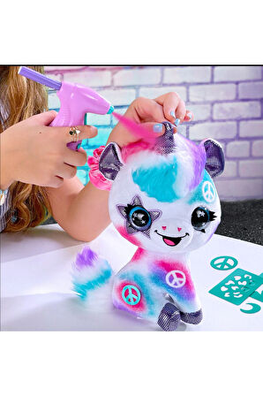 Kız Erkek Çocuk Oyuncak Airbrush Plush Boyanıp Yıkanabilen Peluş Unicorn Kız Erkek Çocuk Oyuncak Eği