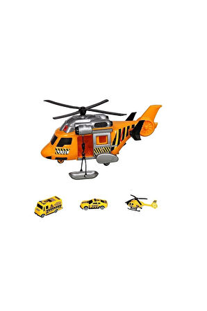 Kız Erkek Çocuk Oyuncak ERN-2006 Heroes Toys Helikopter İnşaat Seti Arabalı Kız Erkek Çocuk Oyuncak