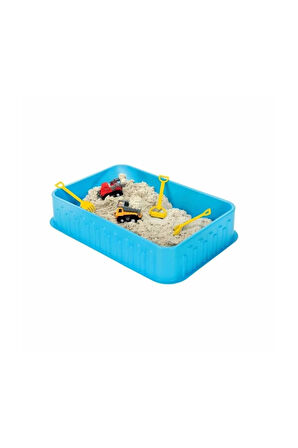 Kız Erkek Çocuk Oyuncak 3470 Crafy İnşaat Alanı Oyun Kumu Seti 250 gr 7 Parça Kız Erkek Çocuk Oyunca