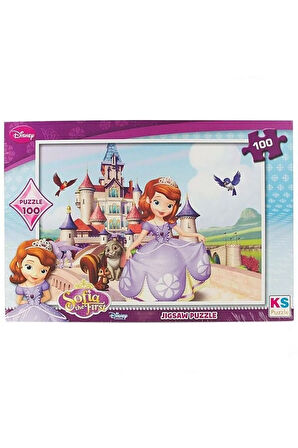 Kız Erkek Çocuk Oyuncak 100 Parça Sofia Puzzle Kız Erkek Çocuk Oyuncak Eğitici Oyuncaklar