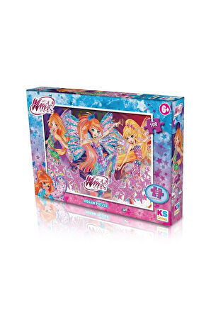 Kız Erkek Çocuk Oyuncak WINX714 KS Winx / 100 Parça Puzzle Kız Erkek Çocuk Oyuncak Eğitici Oyuncakla