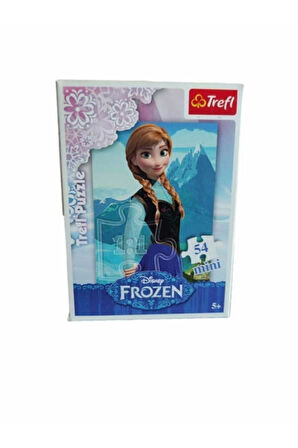 Kız Erkek Çocuk Eğlenceli Oyuncaklar Disney Lisanslı Frozen Mini Puzzle Set 54 Parça Puzzle