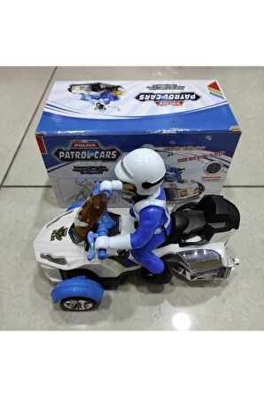 Kız Erkek Çocuk Eğlenceli Oyuncaklar Police Patrol Cars Motor Atv Polis 902a