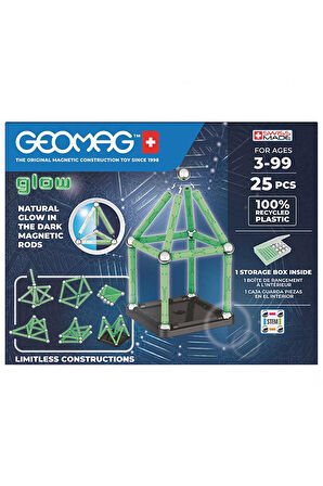 Kız Erkek Çocuk Oyuncak Geomag Glow Manyetik Zeka Oyunu 25 Parça - S03000328 Kız Erkek Çocuk Oyuncak