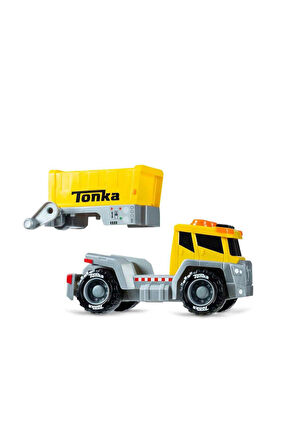 Damperli Kamyom Crank and Haul Sesli ve Işıklı S00006242 Kız Erkek Çocuk Oyuncak Öğretici Oyuncaklar