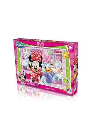 Kız Erkek Çocuk Oyuncak MN 113 Minnie Puzzle 200 Parça -KS Puzzle Kız Erkek Çocuk Oyuncak Eğitici Oy